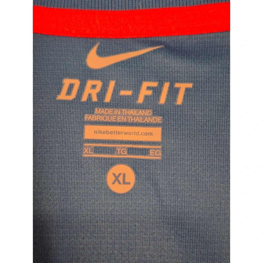 Nike India Cricket‎ Jersey Mens XL Blue Star India Dri-FIT National Team Polo